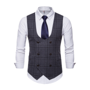 Sản Xuất Áo Ghi Lê 2 Hàng Khuy - May Đồng Phục Quán Bar